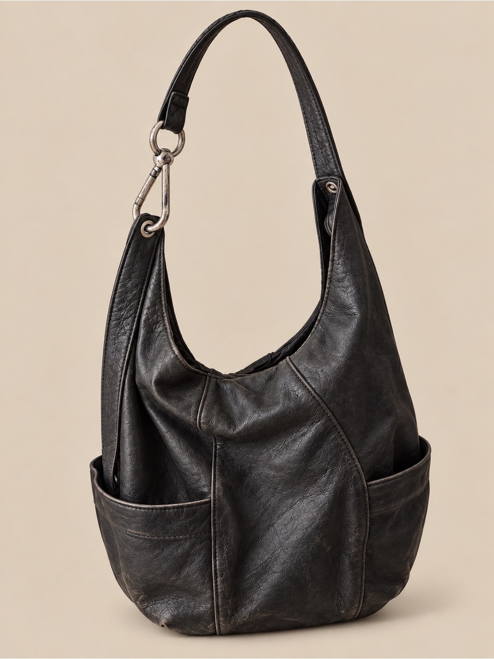 Leather Oversize Slouchy Hobo Owen Barry Made in UK